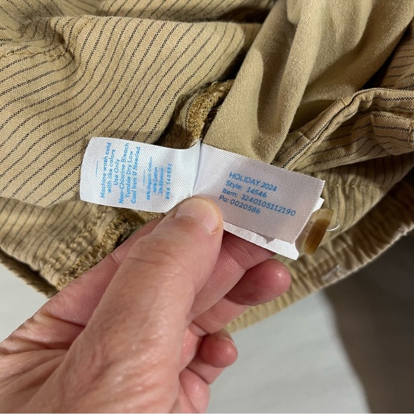 Marine Layer Tan Khaki Saturday Athletic Fit Pants Medium Drawstring Waist - Picture 9 of 12